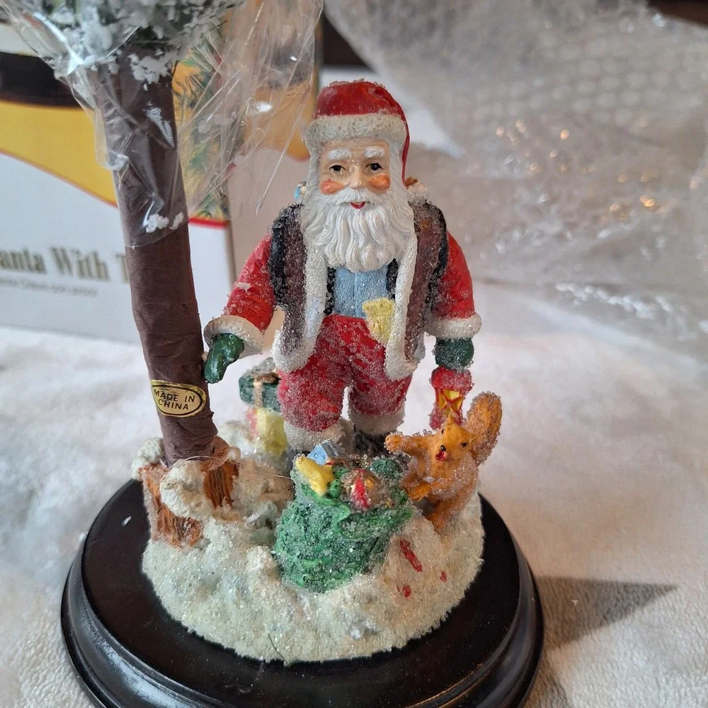 Vintage JC Penny Santa With Tree 13